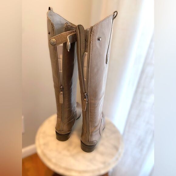 Sam Edelman Grey Penny Riding Boots Size 5.5M - Picture 13 of 16